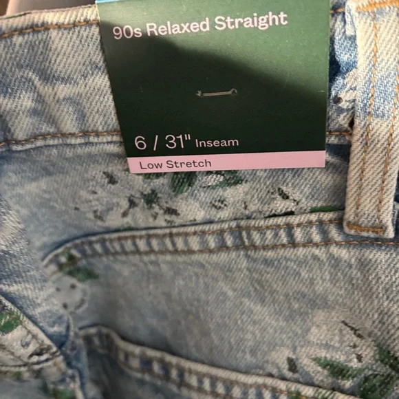 Zara Women's Straight Leg Jeans - Light Blue - Picture 3 of 4